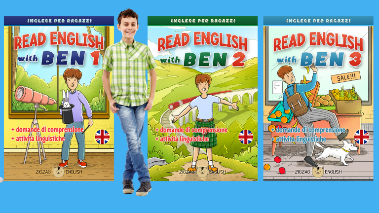 inglese per ragazzi, read english with ben