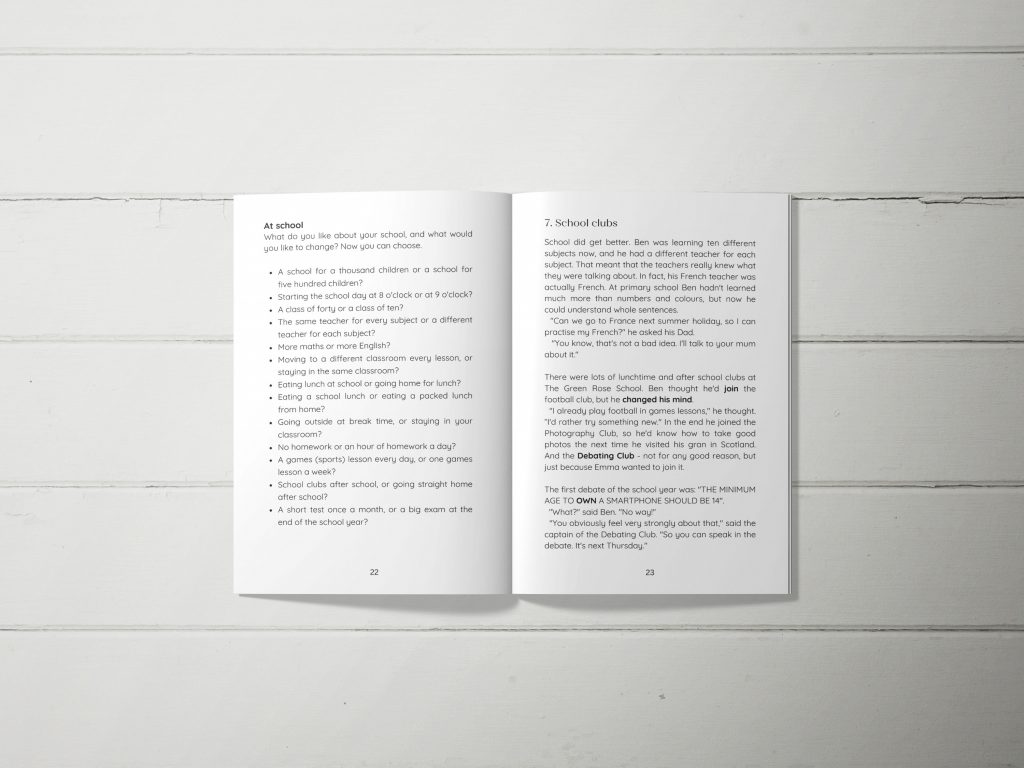 easy book in english, teenager