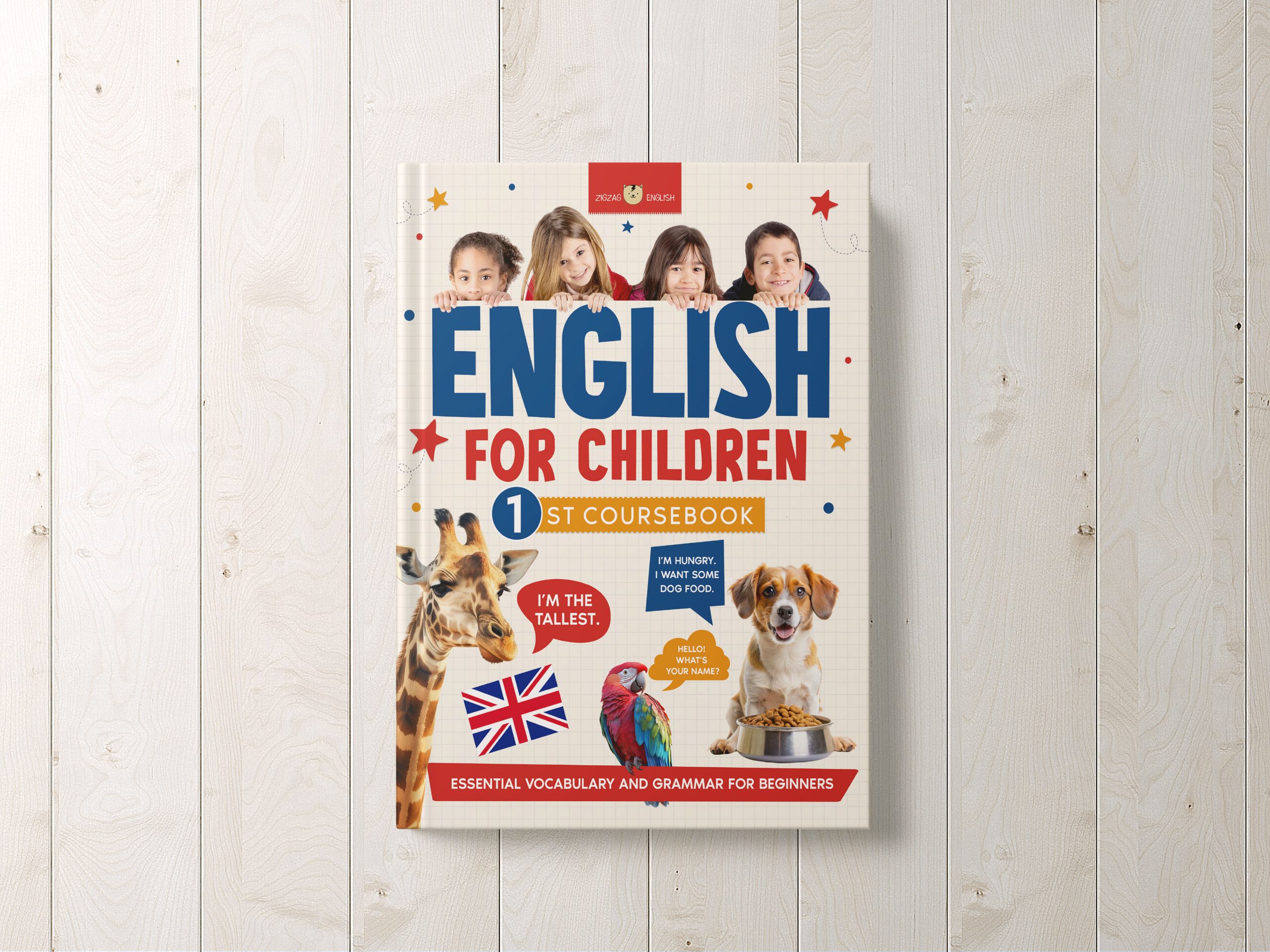 english for children, grammar and vocabulary, zigzag