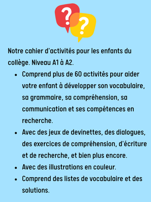 the learn english activity book for children