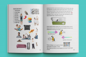 inglese per bambini, english for children first coursebook, zigzag